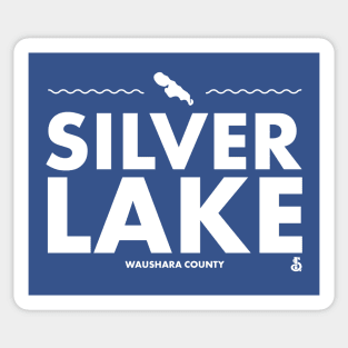 Waushara County, Wisconsin - Silver Lake Sticker